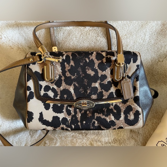Coach Leopard Print Handbag